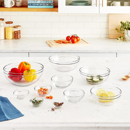 AS LOW AS $13.95 (Reg $54) Anchor Hocking 10-piece Nesting Glass Mixing Bowl Set - at Grocery 